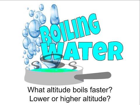Test Your Knowledge: Boiling Point of Water Above Sea Level