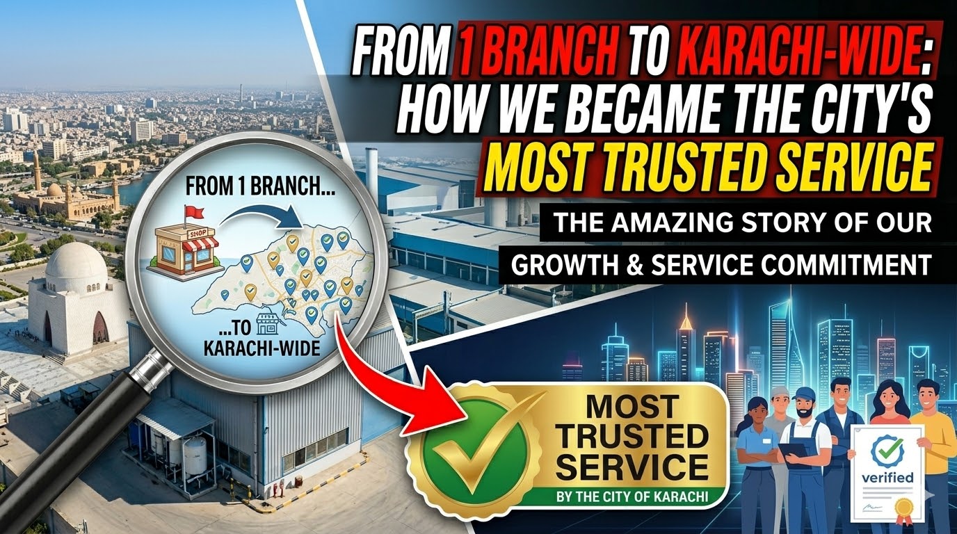 From 1 Branch to Karachi-Wide: How We Became the City’s Most Trusted Tank Cleaning Service