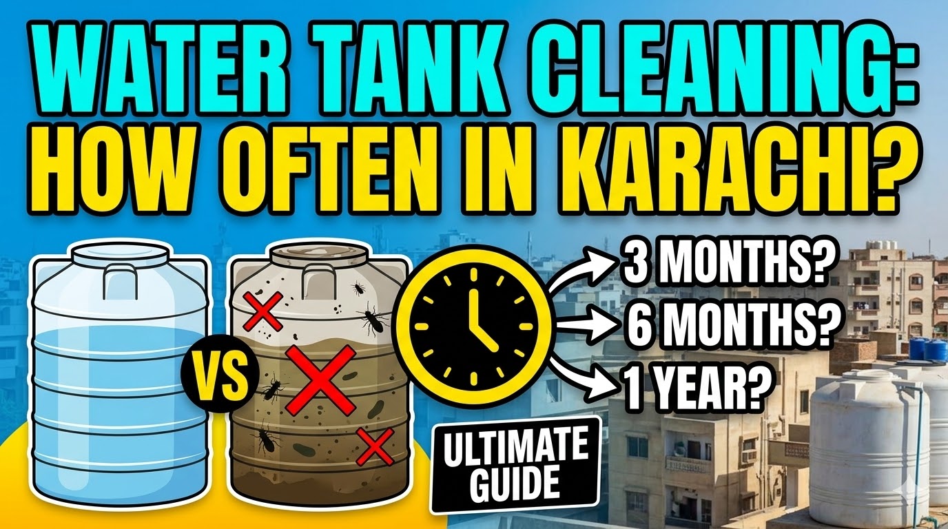 How Often Should You Get Your Water Tank Cleaned in Karachi?
