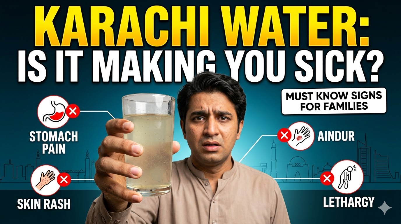 Is Your Drinking Water Making You Sick? Signs Karachi Families Must Know