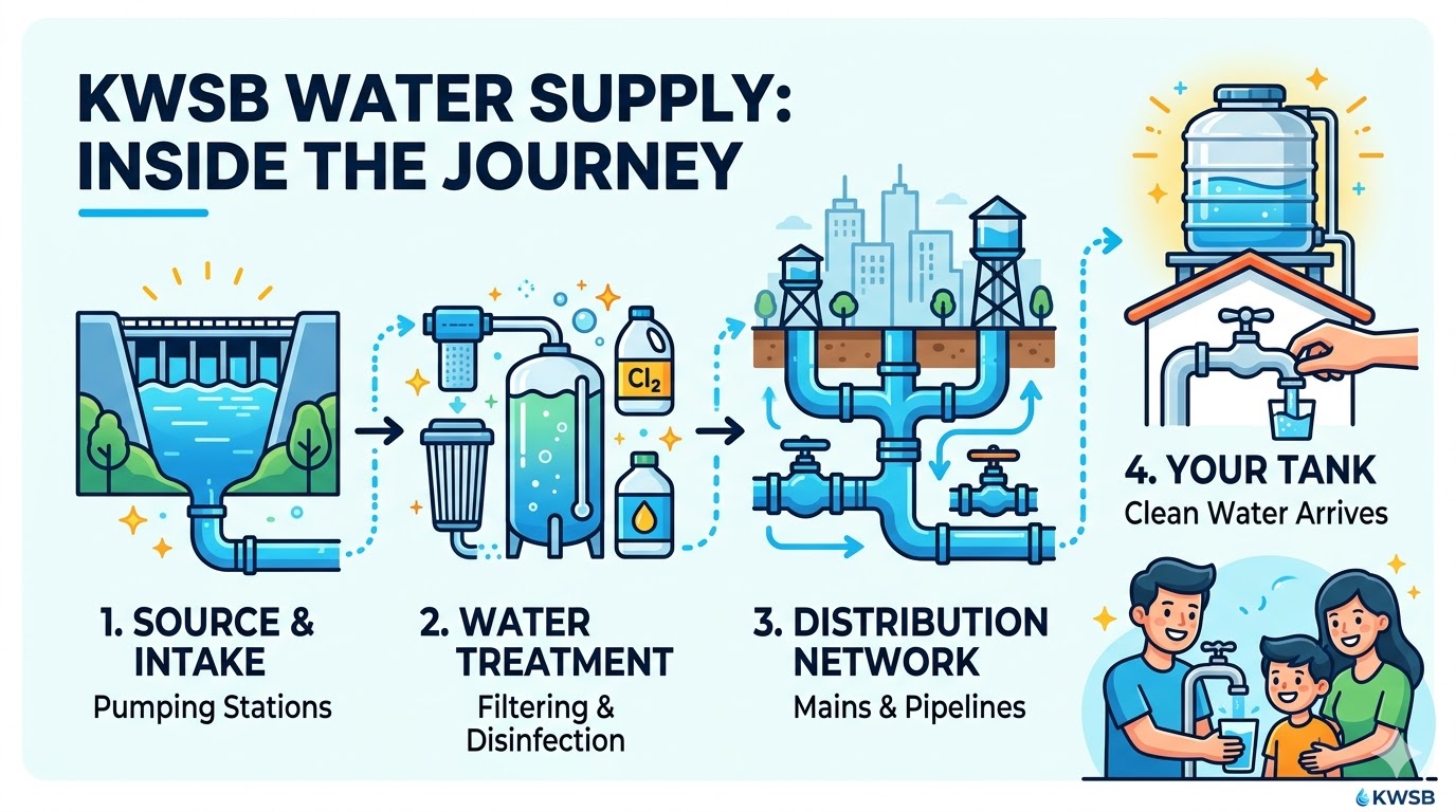 KWSB Water Supply: What Actually Happens Before It Reaches Your Tank — The Invisible Journey That Determines What Your Family Drinks Every Day