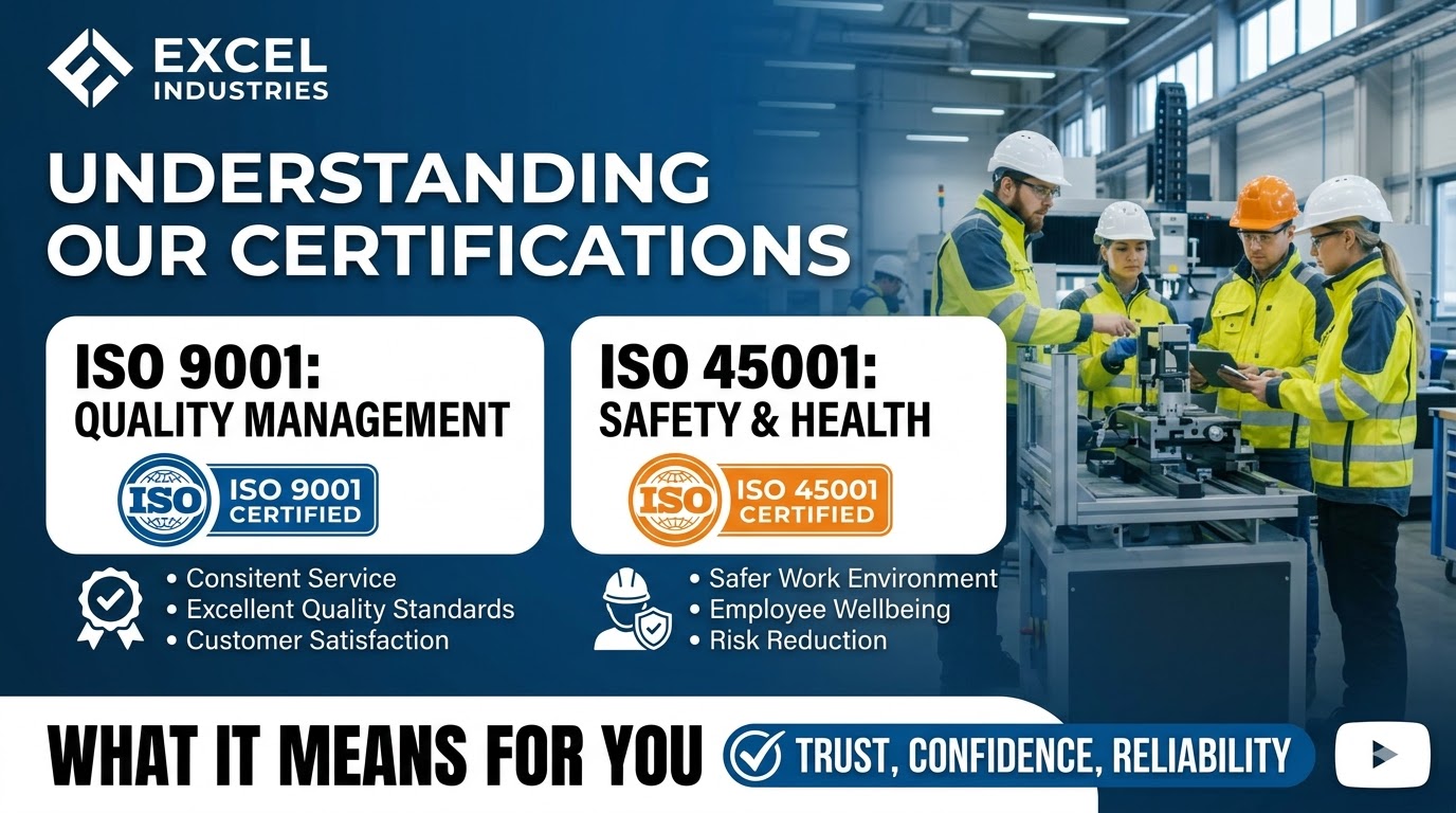 Our Certifications Explained: What ISO 9001 & ISO 45001 Mean for You