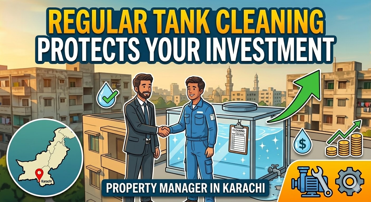Property Managers in Karachi: How Regular Tank Cleaning Protects Your Investment