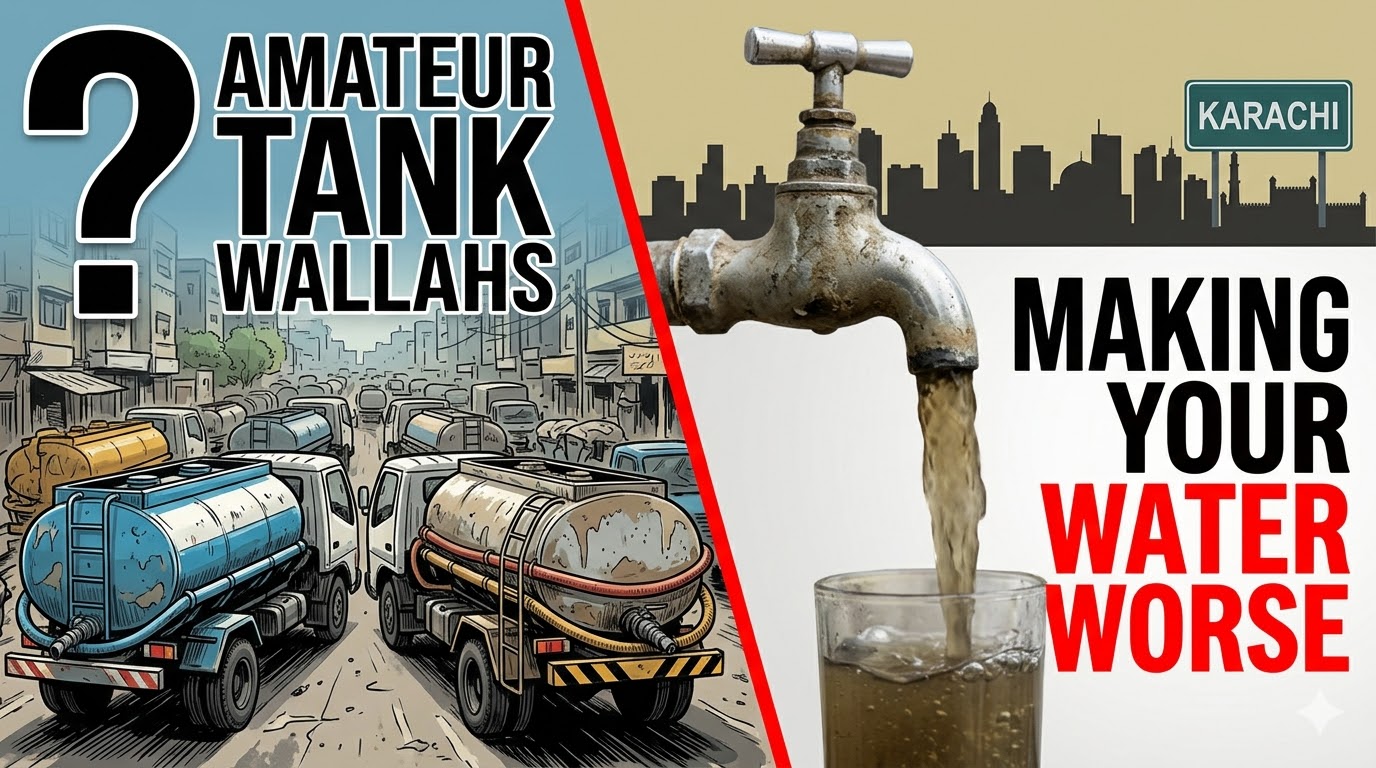 Why Amateur ‘Tank Wallahs’ in Karachi Are Making Your Water Worse