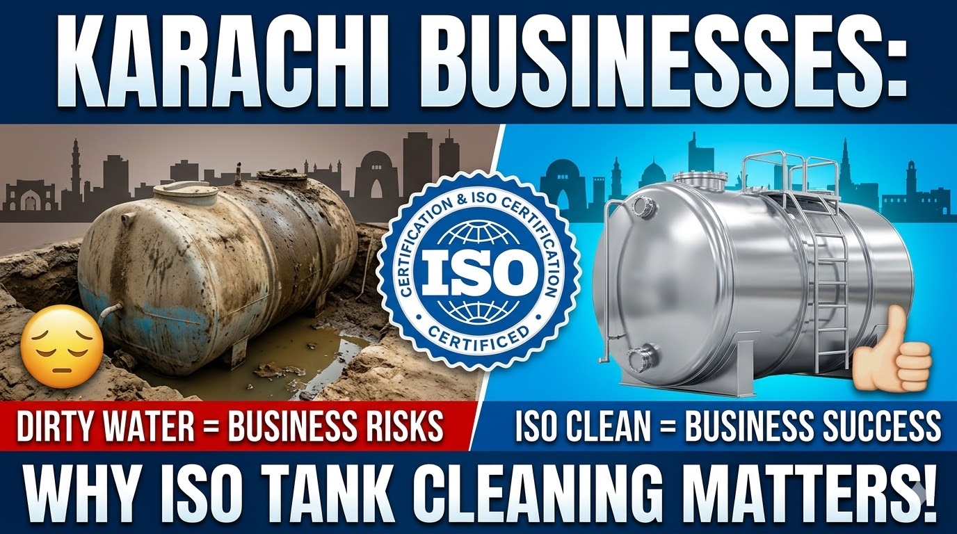 Why ISO-Certified Tank Cleaning Matters— Especially for Karachi Businesses & Homeowners