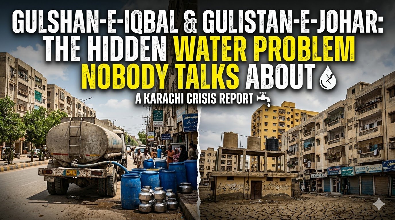 Water Tanks in Gulshan-e-Iqbal and Gulistan-e-Johar: The Problem Nobody Talks About