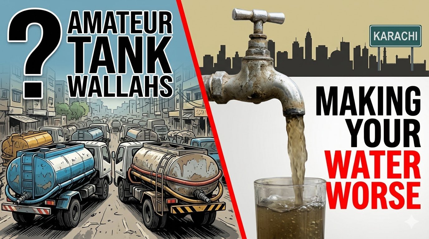 Why Amateur 'Tank Wallahs' in Karachi Are Making Your Water Worse